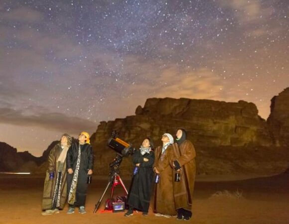 Wadi Rum’s remote location makes it one of the best places in the world for stargazing. Many camps offer telescopes and guided night tours to explore the cosmos. • Cost: Often included in camp stays or JOD 10-20 for standalone tours.
