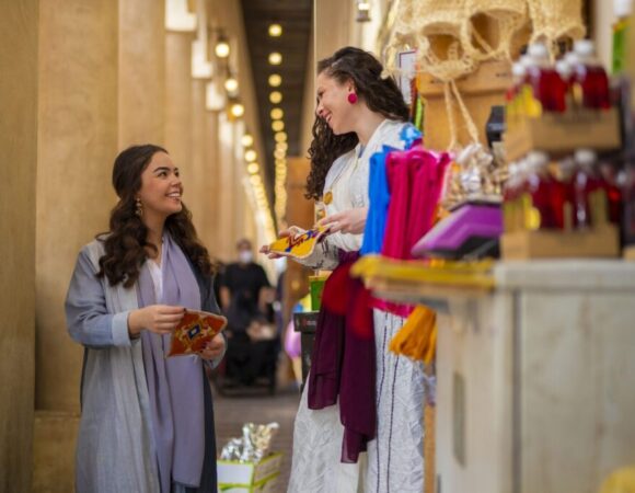 What is famous in Saudi Arabia for shopping?