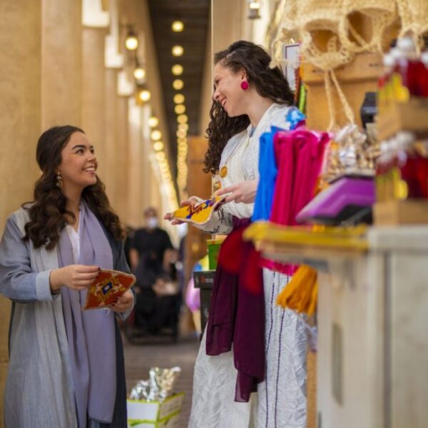 What is famous in Saudi Arabia for shopping?