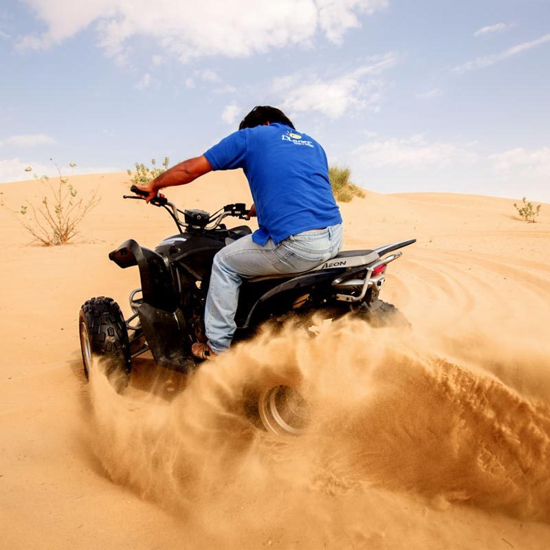 Sandboarding & Quad Biking in Riyadh’s Red Sand Dunes ​